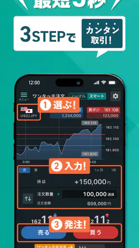 外貨ex - FX・為替・チャート取引アプリ screenshot