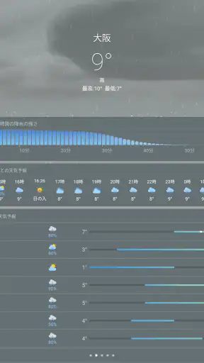天気 screenshot