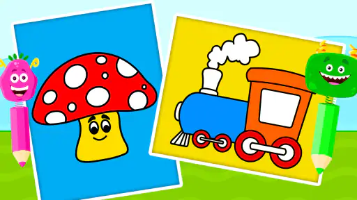 子供用塗り絵 - お絵かき、ぬり絵、子供用 塗り絵ゲーム screenshot