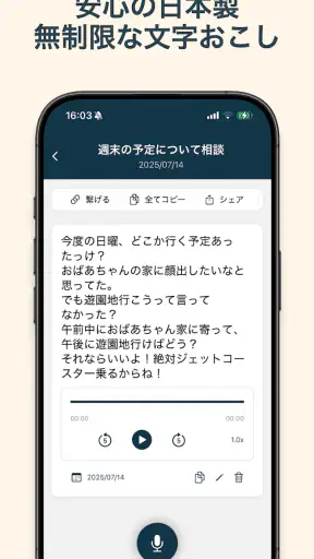 文字起こしさん -AIシンプル議事録・授業文字起こし screenshot 12