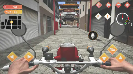 日本郵便配達バイクシミュレーター長崎編 screenshot 11
