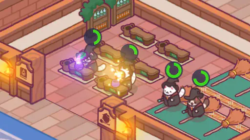 猫の魔法学校:神秘的でかわいいタイクーン screenshot 9