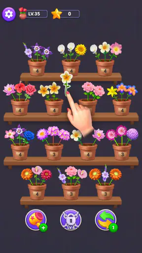 花マージ - マッチパズル, フラワー, 花のゲーム screenshot