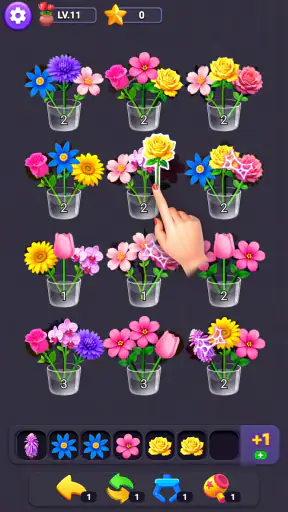 花マージ - マッチパズル, フラワー, 花のゲーム screenshot