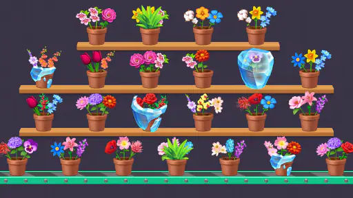 花マージ - マッチパズル, フラワー, 花のゲーム screenshot