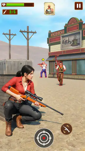 西部サバイバル シューティングゲーム screenshot