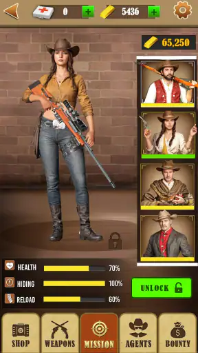 西部サバイバル シューティングゲーム screenshot