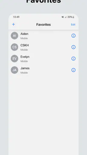 電話 - ダイヤラーと通話画面 screenshot