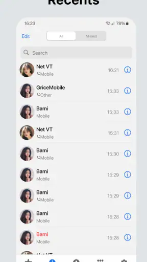 電話 - ダイヤラーと通話画面 screenshot