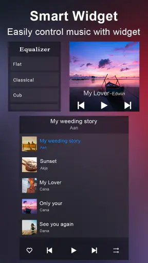 音楽プレーヤー screenshot