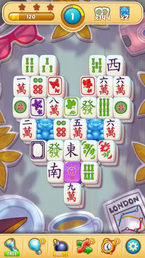 麻雀シティ・ツアーズ -マッチングパズルゲーム screenshot