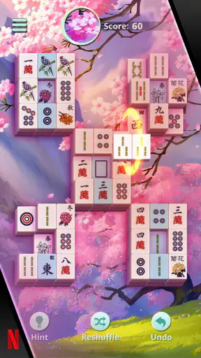 麻雀パズルマッチ NETFLIX screenshot