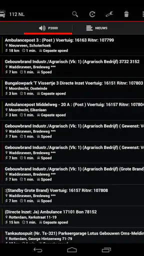 112-Nederland: P2000 screenshot 7