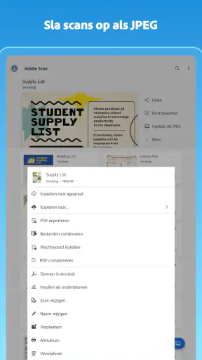 Adobe Scan: PDF- & OCR-scanner screenshot 10