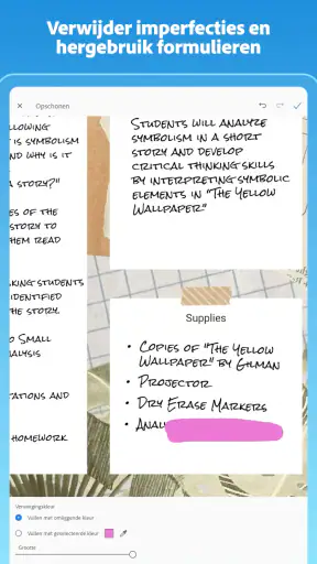 Adobe Scan: PDF- & OCR-scanner screenshot 11