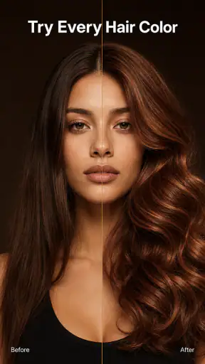 AI Hairstyle Try On & Color screenshot 1