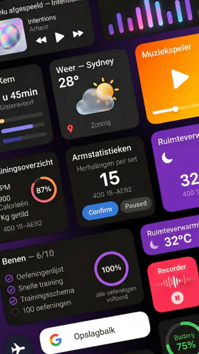Android Thema en Widgets screenshot 9