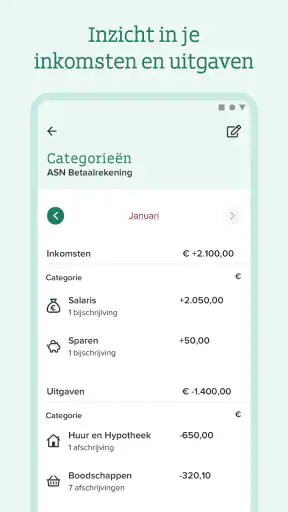 ASN Bank screenshot 2