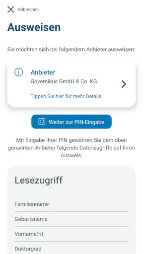 AusweisApp Bund screenshot 4