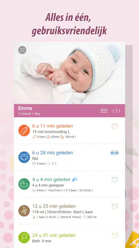 Baby Tracker - Babydagboek screenshot 1