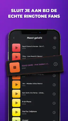 Beltonen Muziek voor Telefoon screenshot 3