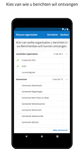 Berichtenbox screenshot 3