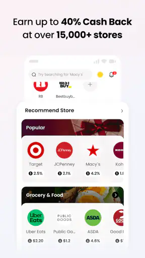 Coupert - Coupons & Cash Back screenshot 1