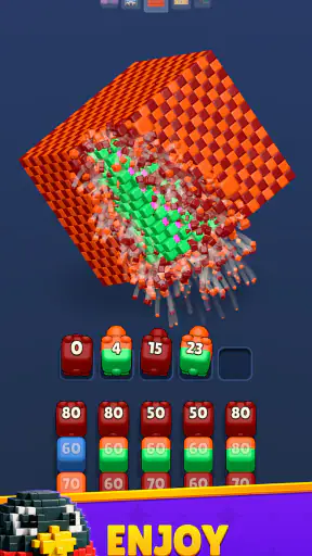 Cube Land Puzzle Game screenshot 2