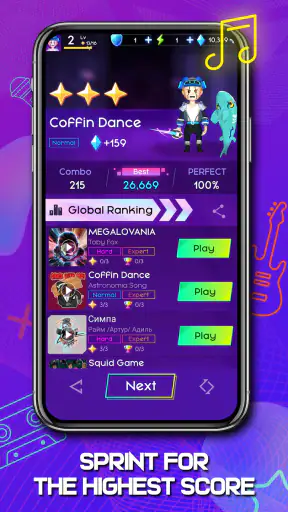 Cyber Surfer : Rhythm Odyssey screenshot 6