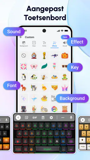 Mechanical Keyboard: RGB Theme screenshot 2