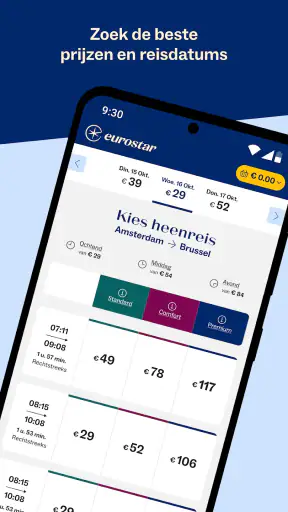 Eurostar: Treinreizen & Hotels screenshot 4