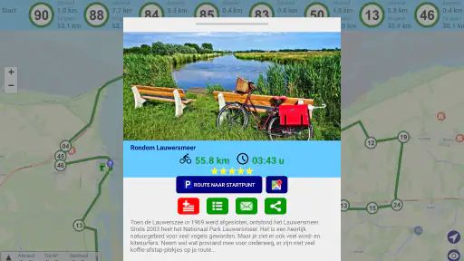 Fietsknoop fietsen en wandelen screenshot 11