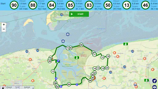 Fietsknoop fietsen en wandelen screenshot 12