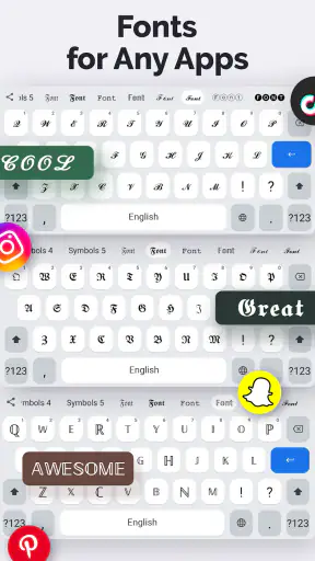 Fonts Art - Keyboard Fonts screenshot 6