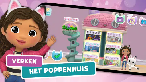 Gabby's Dollhouse: Kattenspel screenshot 3