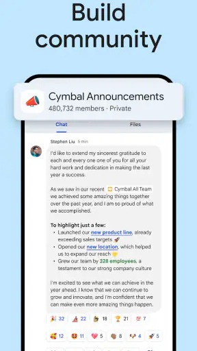 Google Chat screenshot 4
