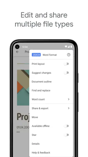Google Documenten screenshot 4
