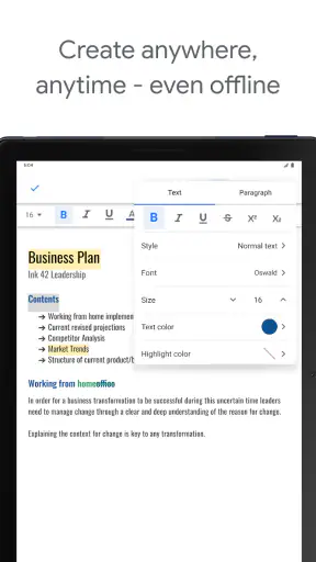 Google Documenten screenshot 6