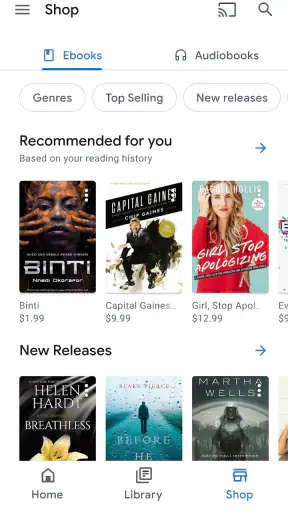 Google Play Boeken screenshot 1