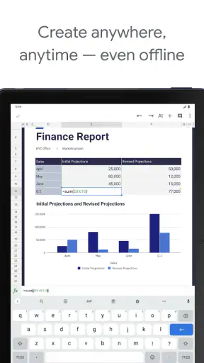 Google Spreadsheets screenshot 8