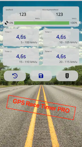 GPS Race Timer screenshot 2