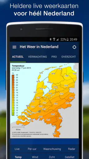Het weer in Nederland screenshot 2