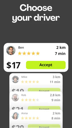inDrive: Stel je tarief voor screenshot 3