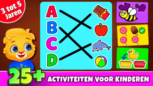 Kinderspellen: kleuren, puzzel screenshot 1