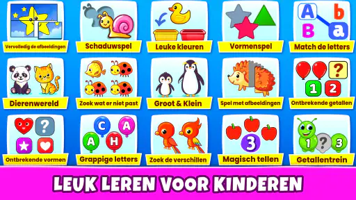Kinderspellen: kleuren, puzzel screenshot 10