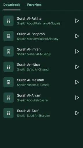 Koranspeler met audio screenshot 6