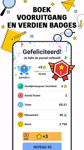 Kruiswoord Pro: Zweedse puzzel screenshot 9