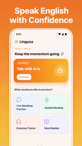 Linguza: AI English Tutor screenshot 3