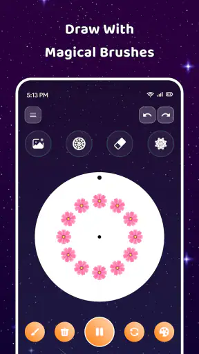 Magic Wheel - Spin Art Drawing screenshot 6