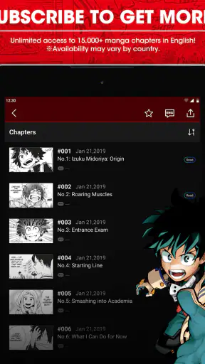 MANGA Plus by SHUEISHA screenshot 7